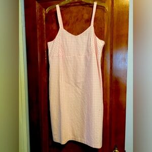 Pink gingham summer dress - Size 12
